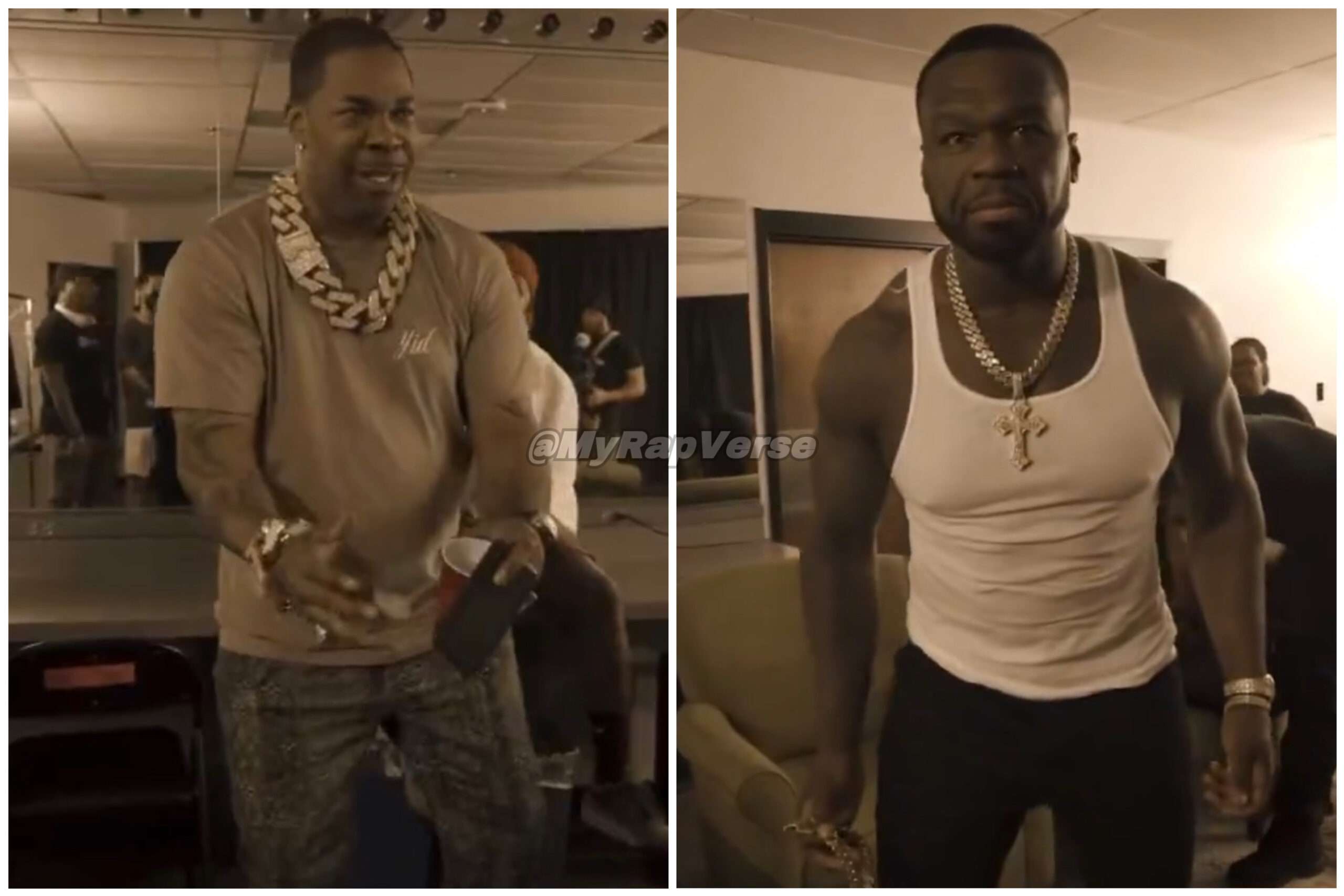 50 Cent Trolls Busta Rhymes Over His Huge Chain: “The Chain Too Big ...